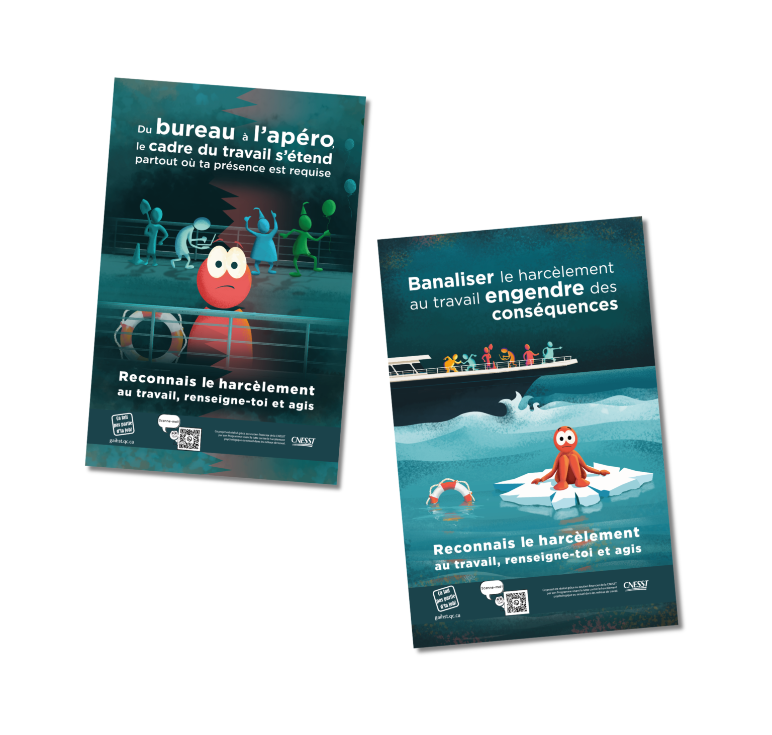 Affiches campagne de sensibilisation