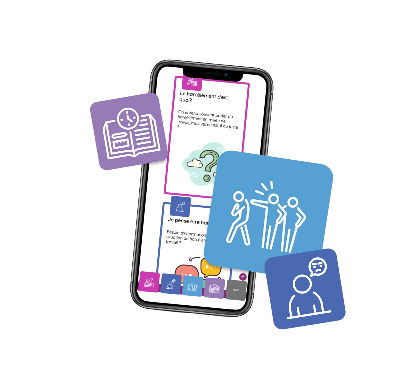 Harcèlement au travail - application web